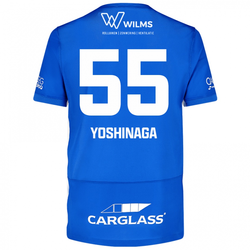 Kinder Yumeki Yoshinaga #55 Blau Heimtrikot Trikot 2024/25 T-Shirt Schweiz