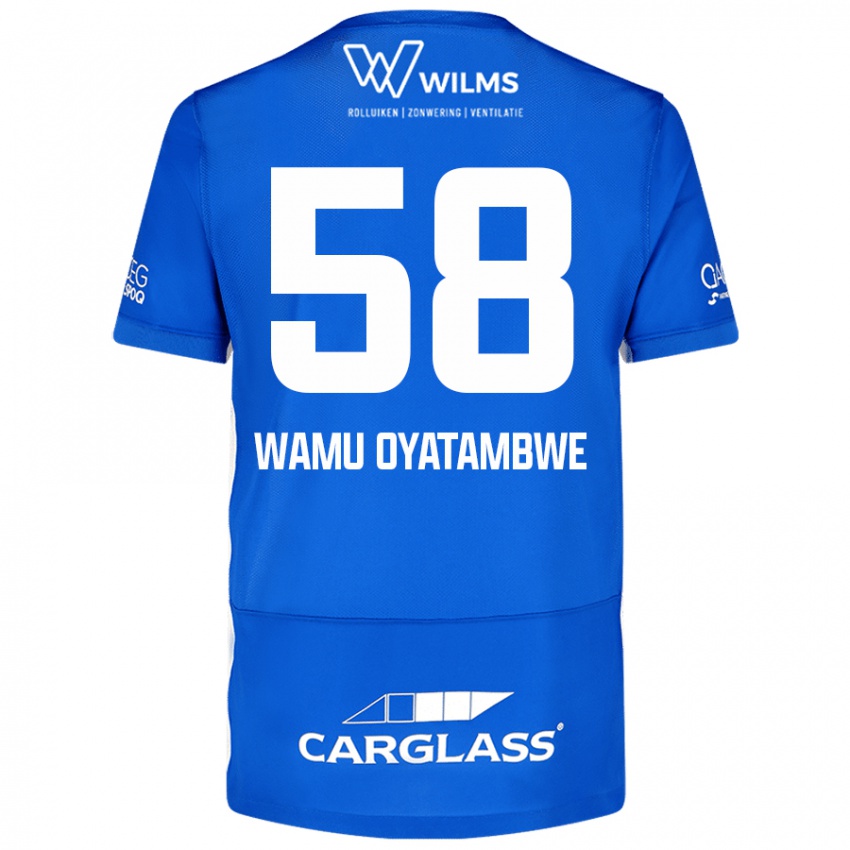 Kinder Matthias Wamu Oyatambwe #58 Blau Heimtrikot Trikot 2024/25 T-Shirt Schweiz