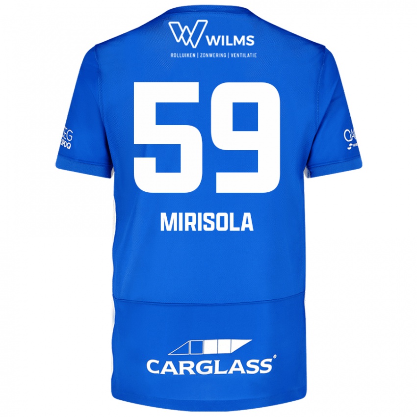 Kinder Robin Mirisola #59 Blau Heimtrikot Trikot 2024/25 T-Shirt Schweiz