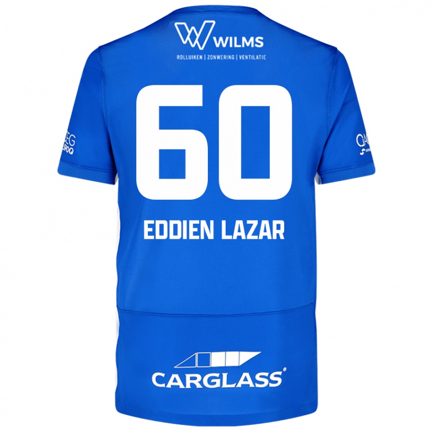 Kinder Saif Eddien Lazar #60 Blau Heimtrikot Trikot 2024/25 T-Shirt Schweiz