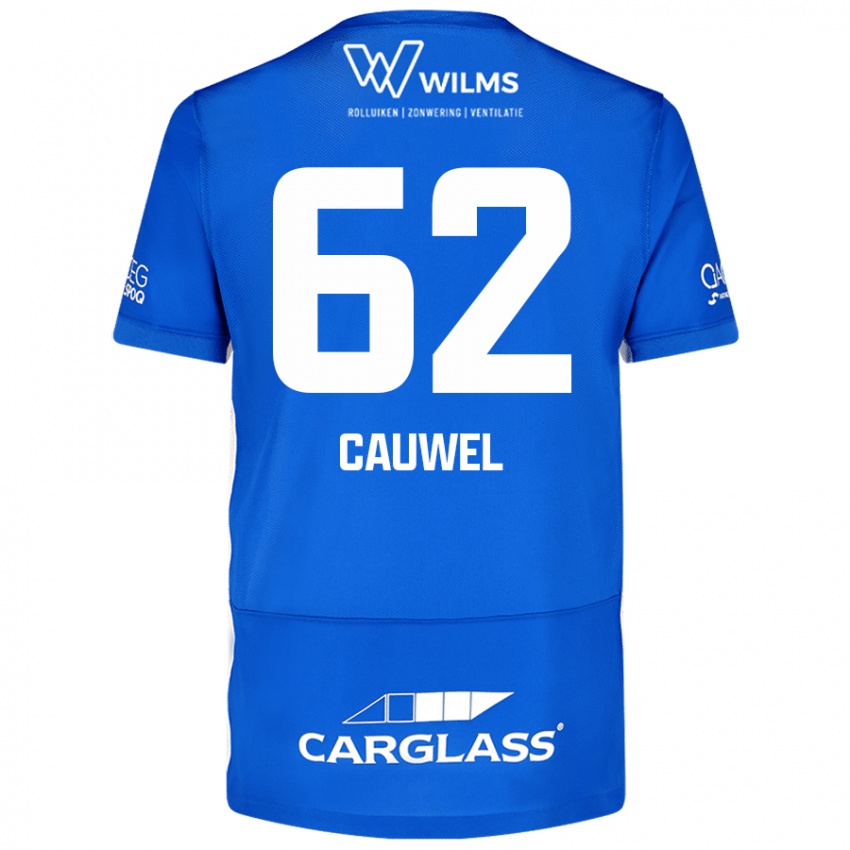 Kinder Michiel Cauwel #62 Blau Heimtrikot Trikot 2024/25 T-Shirt Schweiz