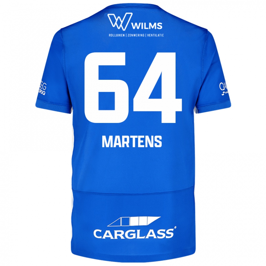 Kinder Nolan Martens #64 Blau Heimtrikot Trikot 2024/25 T-Shirt Schweiz