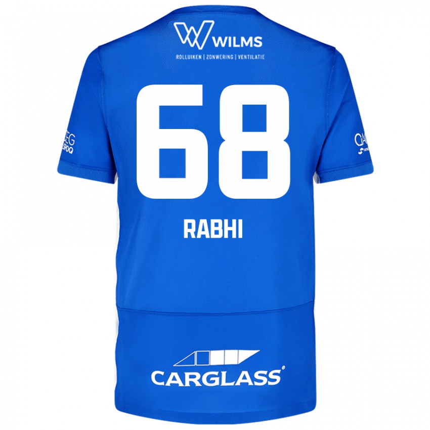 Kinder Ayman Rabhi #68 Blau Heimtrikot Trikot 2024/25 T-Shirt Schweiz