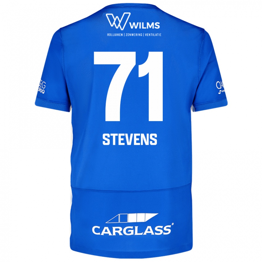 Kinder Brent Stevens #71 Blau Heimtrikot Trikot 2024/25 T-Shirt Schweiz