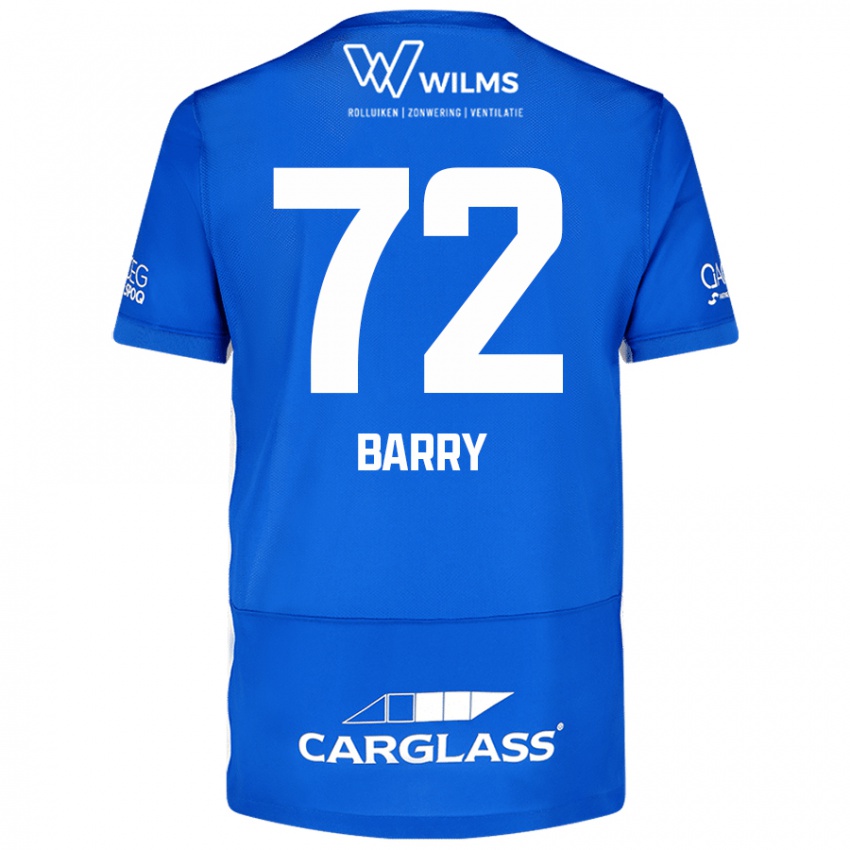 Kinder Alpha Barry #72 Blau Heimtrikot Trikot 2024/25 T-Shirt Schweiz