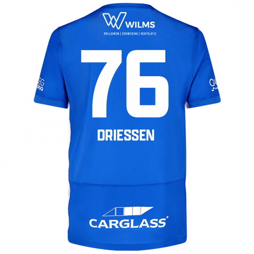 Kinder Jelle Driessen #76 Blau Heimtrikot Trikot 2024/25 T-Shirt Schweiz