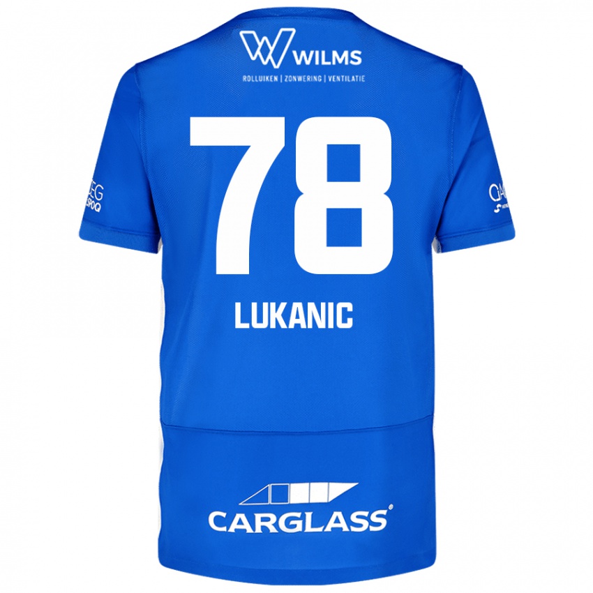 Kinder Luka Lukanic #78 Blau Heimtrikot Trikot 2024/25 T-Shirt Schweiz