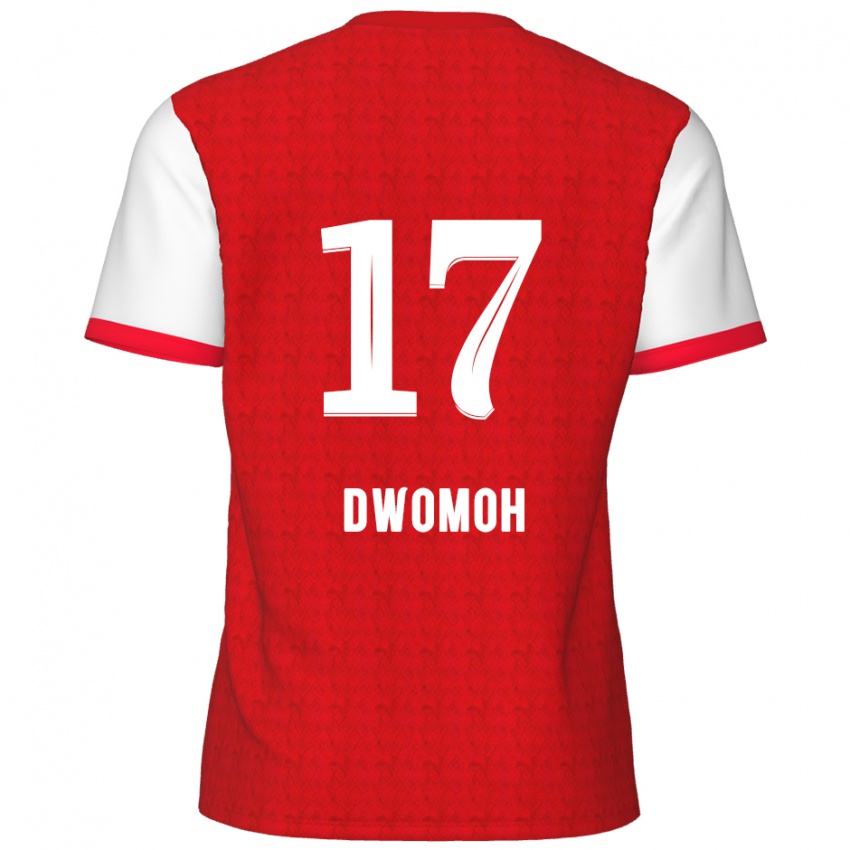 Kinder Pierre Dwomoh #17 Rot Weiß Heimtrikot Trikot 2024/25 T-Shirt Schweiz