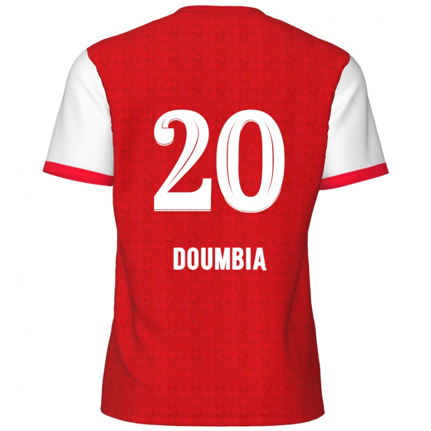 Kinder Mahamadou Doumbia #20 Rot Weiß Heimtrikot Trikot 2024/25 T-Shirt Schweiz