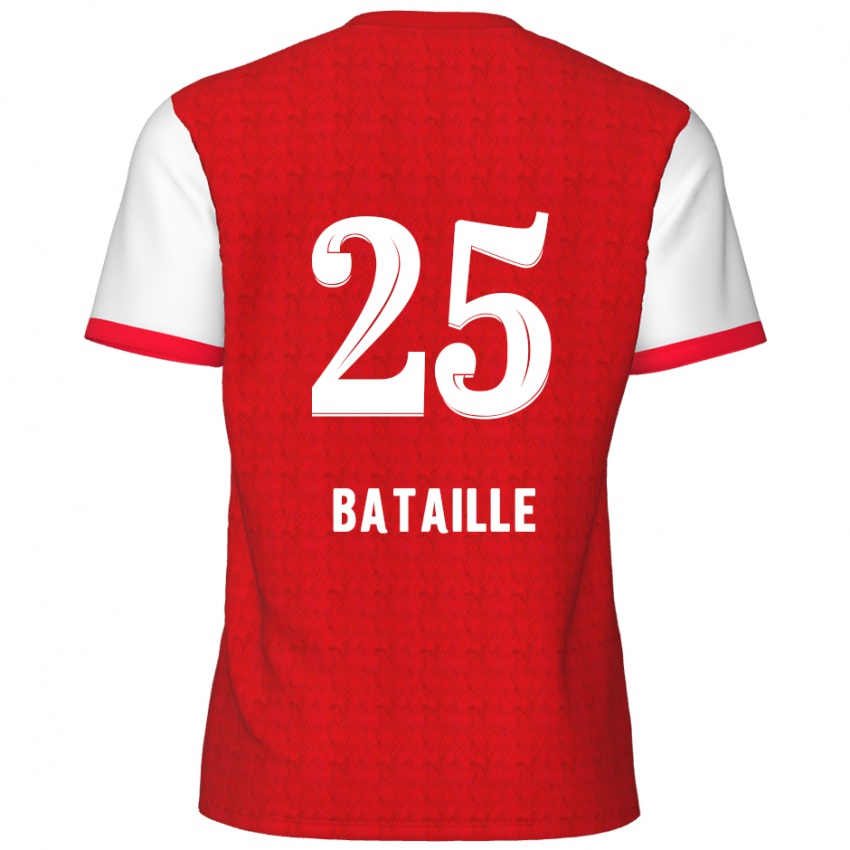 Kinder Jelle Bataille #25 Rot Weiß Heimtrikot Trikot 2024/25 T-Shirt Schweiz