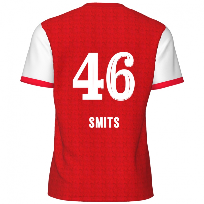 Kinder Milan Smits #46 Rot Weiß Heimtrikot Trikot 2024/25 T-Shirt Schweiz