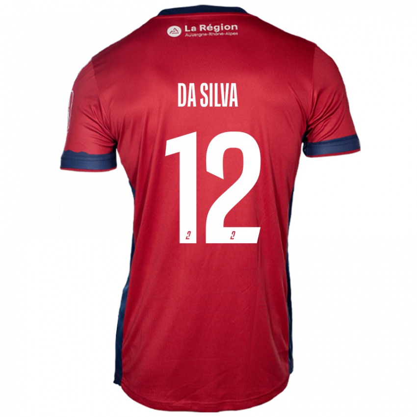 Kinder Damien Da Silva #12 Hellburgunderrot Heimtrikot Trikot 2024/25 T-Shirt Schweiz