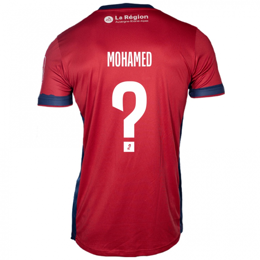 Kinder Yassine Mohamed #0 Hellburgunderrot Heimtrikot Trikot 2024/25 T-Shirt Schweiz