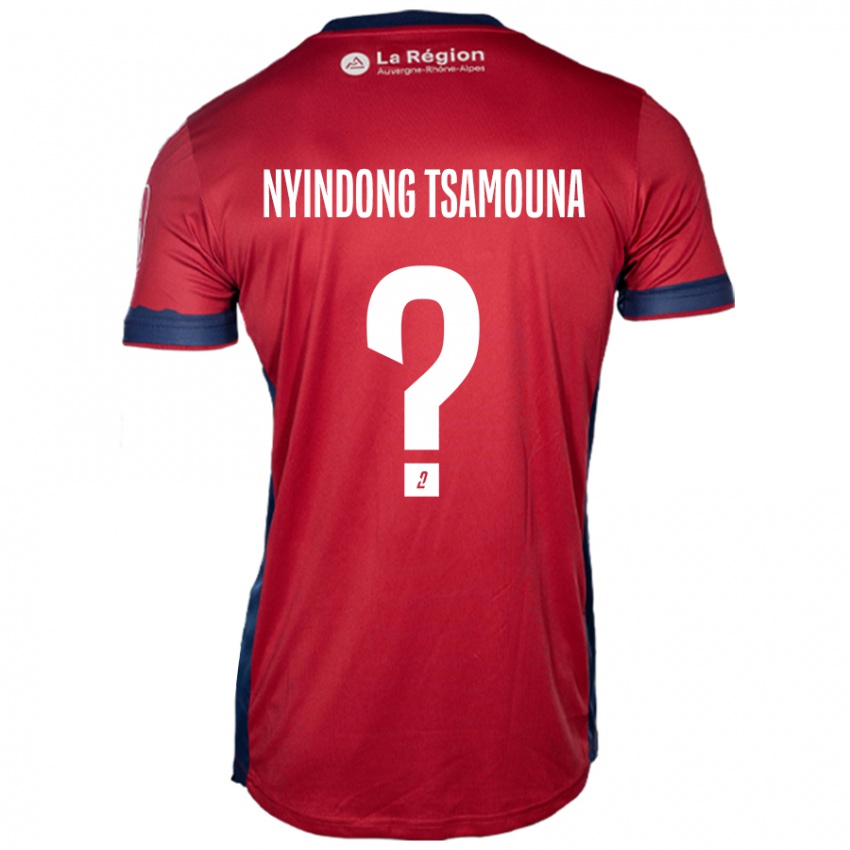 Kinder Jean Nyindong Tsamouna #0 Hellburgunderrot Heimtrikot Trikot 2024/25 T-Shirt Schweiz