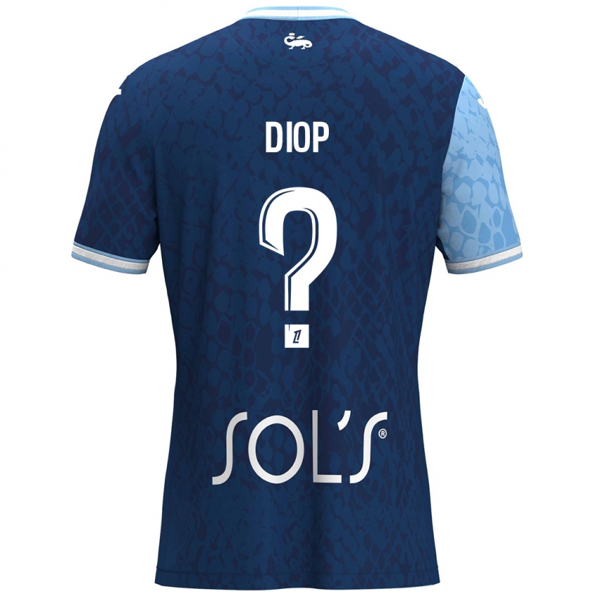 Kinder Doro Diop #0 Himmelblau Dunkelblau Heimtrikot Trikot 2024/25 T-Shirt Schweiz