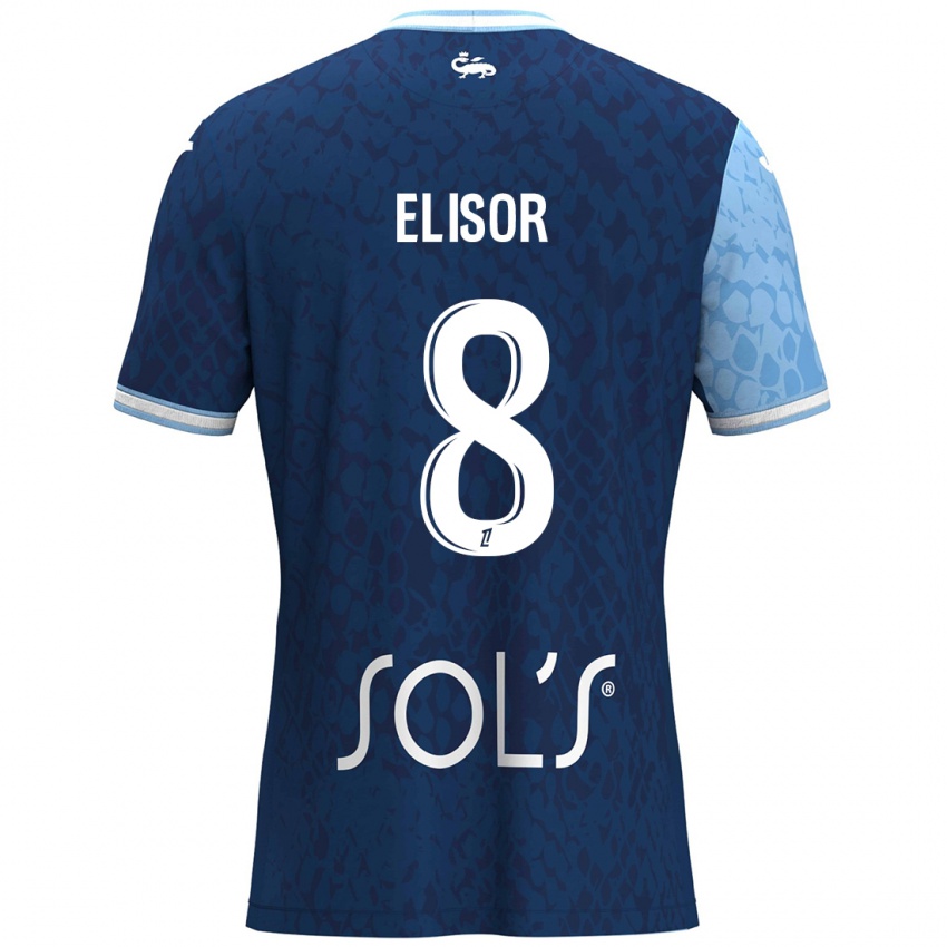 Kinder Salomé Elisor #8 Himmelblau Dunkelblau Heimtrikot Trikot 2024/25 T-Shirt Schweiz