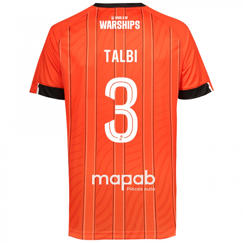 Kinder Montassar Talbi #3 Orange Heimtrikot Trikot 2024/25 T-Shirt Schweiz