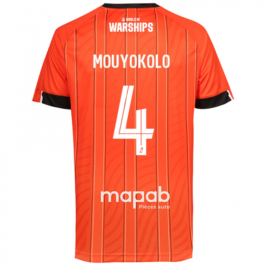 Kinder Loris Mouyokolo #4 Orange Heimtrikot Trikot 2024/25 T-Shirt Schweiz