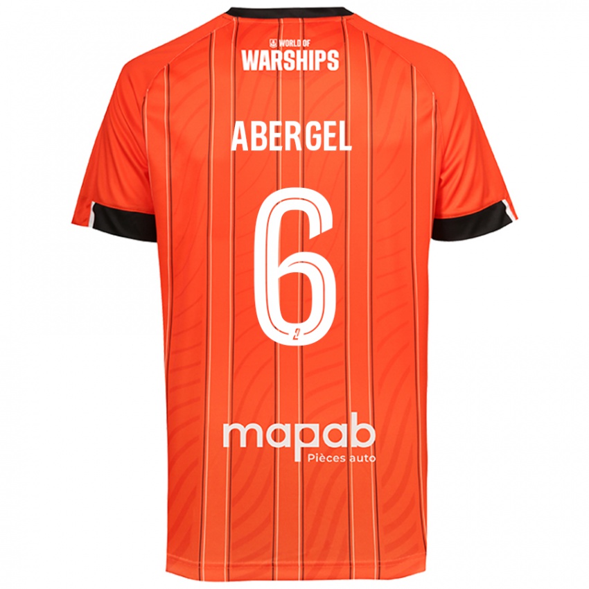 Kinder Laurent Abergel #6 Orange Heimtrikot Trikot 2024/25 T-Shirt Schweiz