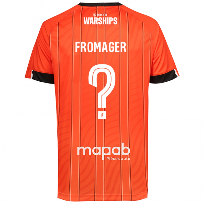 Enfant Maillot Côme Fromager #0 Orange Tenues Domicile 2024/25 T-Shirt Suisse