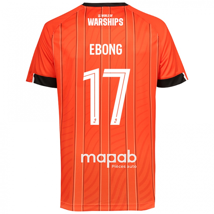 Kinder Arthur Ebong #17 Orange Heimtrikot Trikot 2024/25 T-Shirt Schweiz