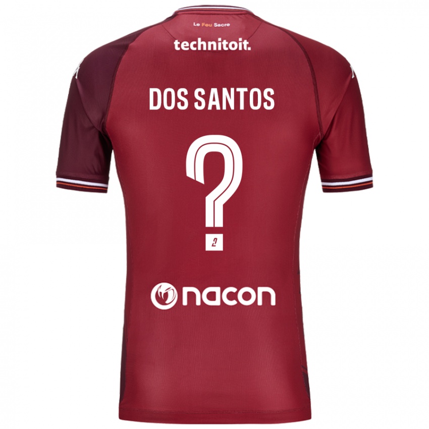 Kinder Tahirys Dos Santos #0 Rot Granata Heimtrikot Trikot 2024/25 T-Shirt Schweiz