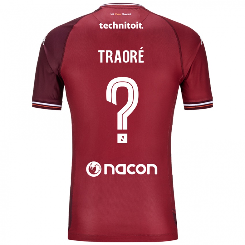 Kinder Badra Traoré #0 Rot Granata Heimtrikot Trikot 2024/25 T-Shirt Schweiz