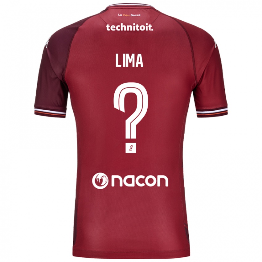 Kinder Edson Lima #0 Rot Granata Heimtrikot Trikot 2024/25 T-Shirt Schweiz