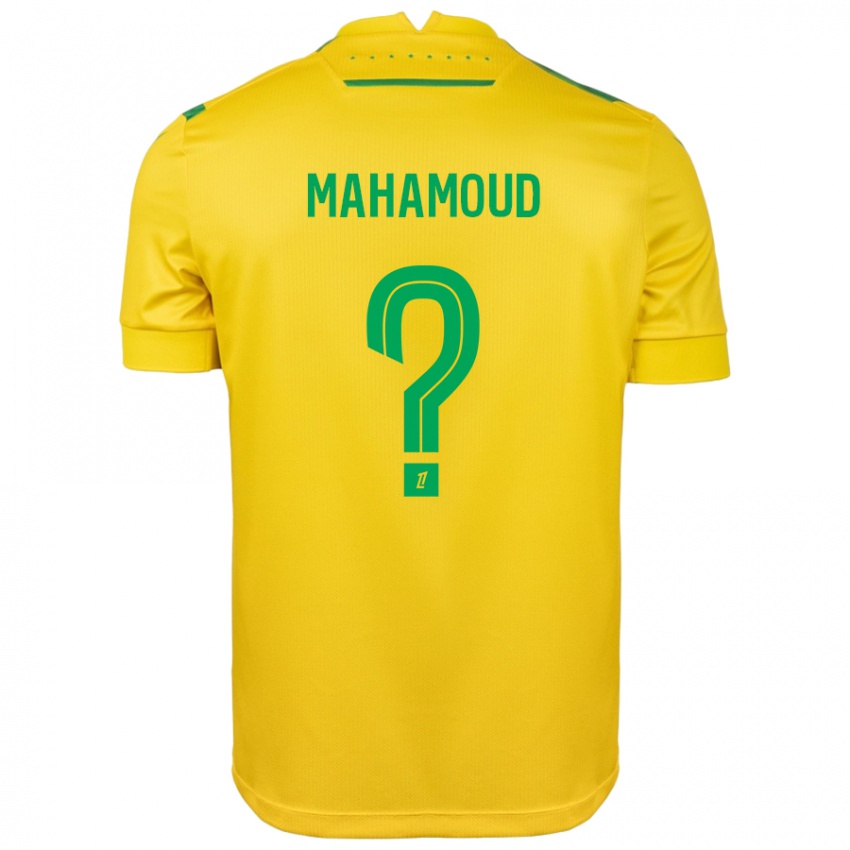 Kinder Adel Mahamoud #0 Gelb Grün Heimtrikot Trikot 2024/25 T-Shirt Schweiz