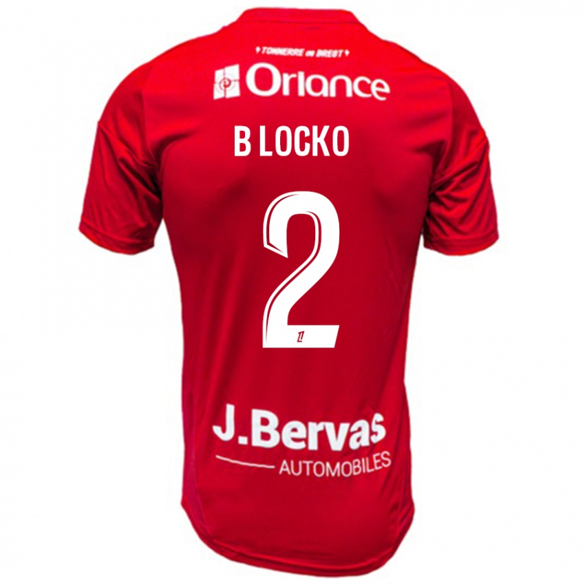 Enfant Maillot Bradley Locko #2 Rouge Blanc Tenues Domicile 2024/25 T-Shirt Suisse