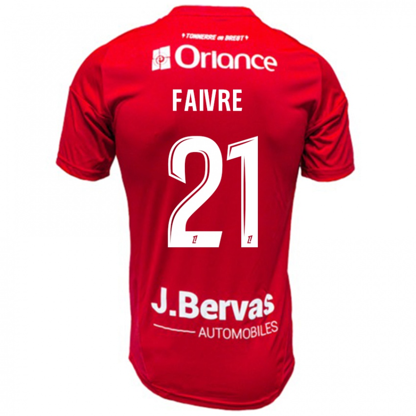 Kinder Romain Faivre #21 Rot Weiß Heimtrikot Trikot 2024/25 T-Shirt Schweiz