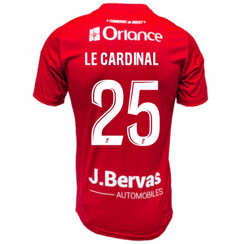 Kinder Julien Le Cardinal #25 Rot Weiß Heimtrikot Trikot 2024/25 T-Shirt Schweiz