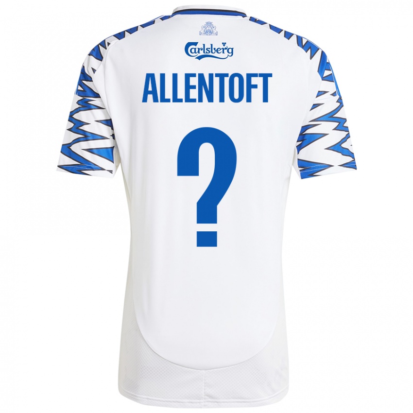 Kinder Philip Allentoft #0 Weiß Himmelblau Heimtrikot Trikot 2024/25 T-Shirt Schweiz