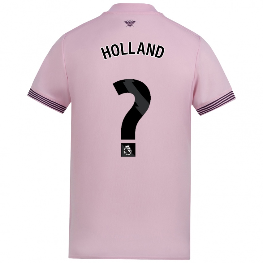 Kinder Isaac Holland #0 Rosa Auswärtstrikot Trikot 2024/25 T-Shirt Schweiz