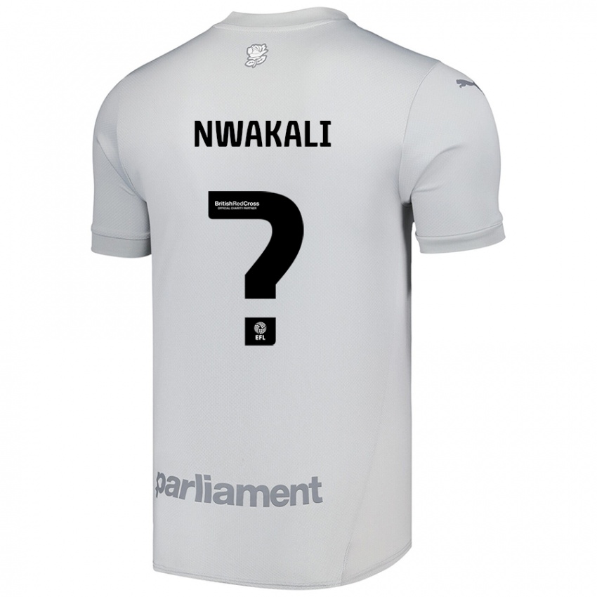 Kinder Kelechi Nwakali #0 Silbergrau Auswärtstrikot Trikot 2024/25 T-Shirt Schweiz