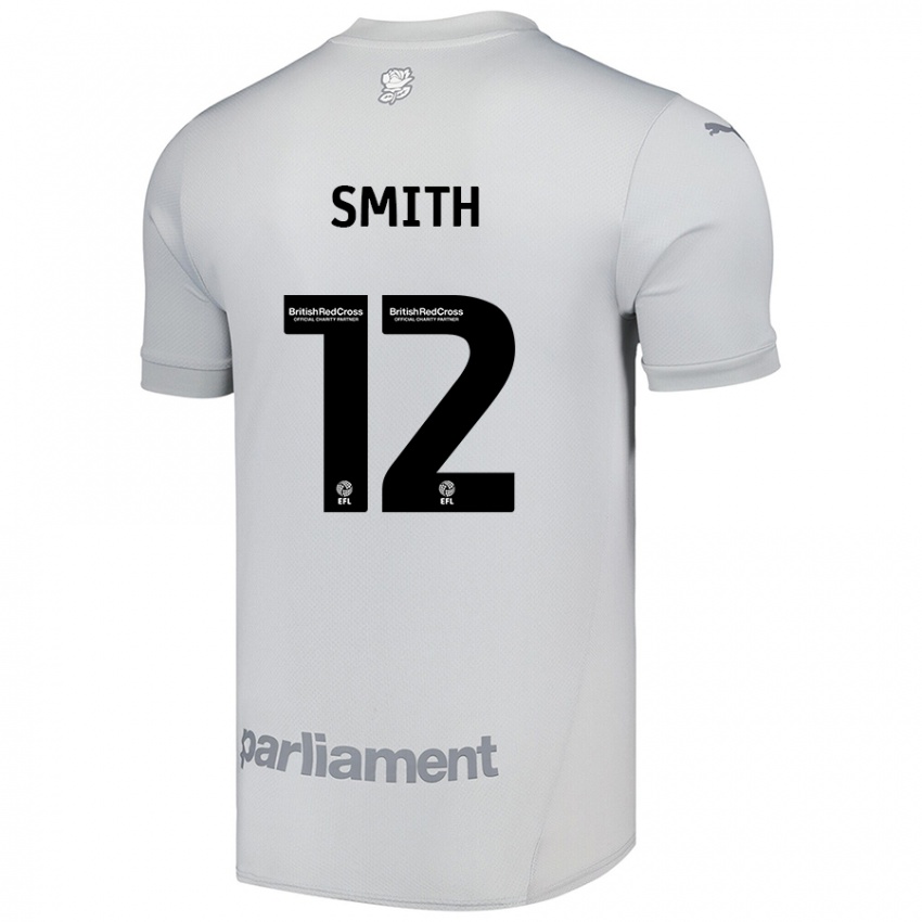 Kinder Jackson Smith #12 Silbergrau Auswärtstrikot Trikot 2024/25 T-Shirt Schweiz