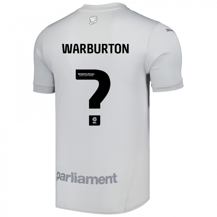 Kinder Owen Warburton #0 Silbergrau Auswärtstrikot Trikot 2024/25 T-Shirt Schweiz