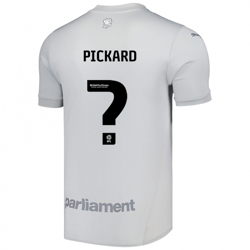 Kinder Hayden Pickard #0 Silbergrau Auswärtstrikot Trikot 2024/25 T-Shirt Schweiz