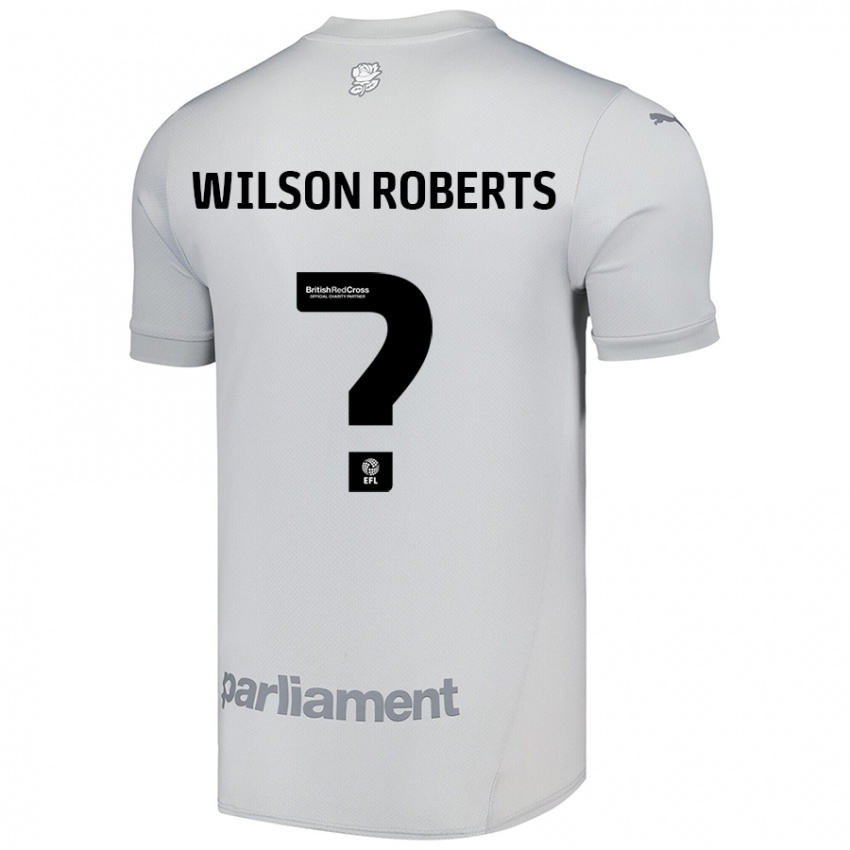 Kinder Georgina Wilson-Roberts #0 Silbergrau Auswärtstrikot Trikot 2024/25 T-Shirt Schweiz