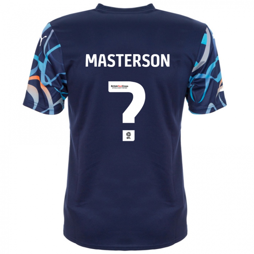 Kinder Keisha Masterson #0 Marineblau Auswärtstrikot Trikot 2024/25 T-Shirt Schweiz