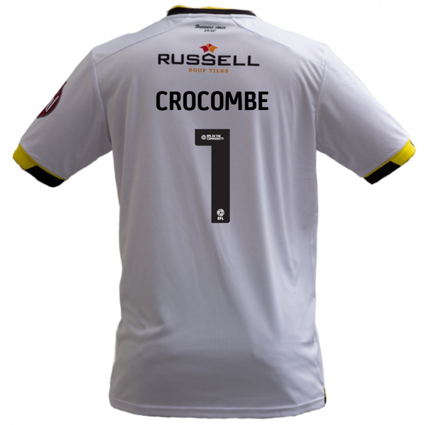 Kinder Max Crocombe #1 Weiß Auswärtstrikot Trikot 2024/25 T-Shirt Schweiz