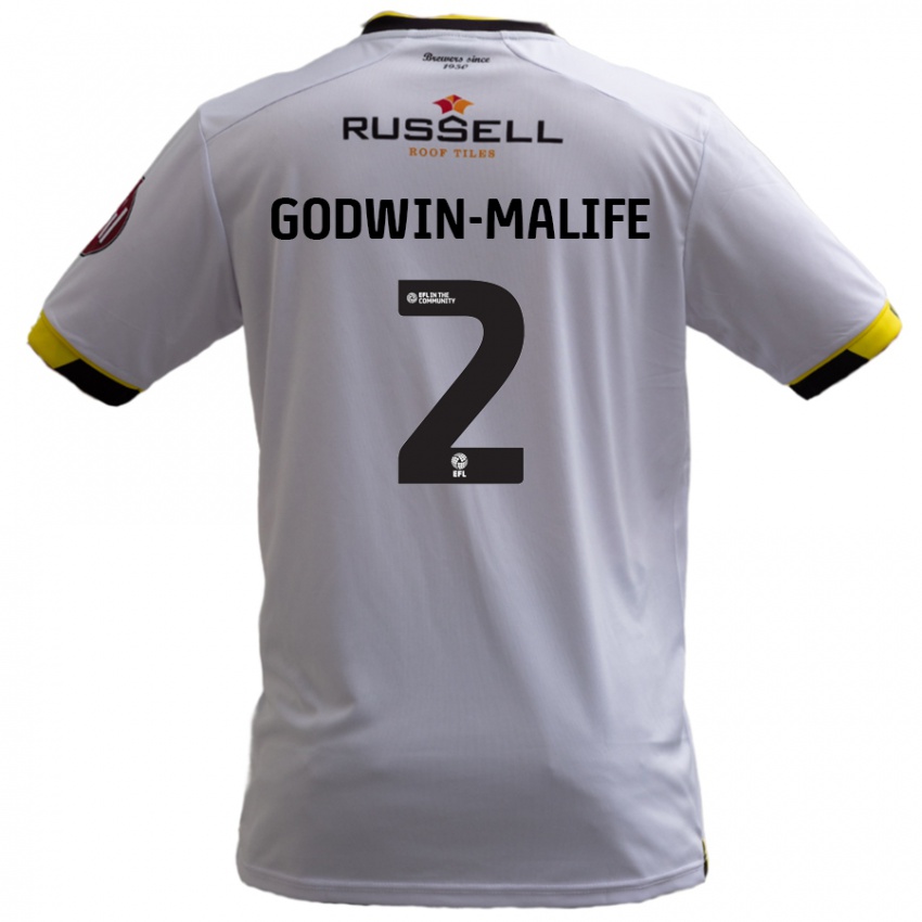 Kinder Udoka Godwin-Malife #2 Weiß Auswärtstrikot Trikot 2024/25 T-Shirt Schweiz