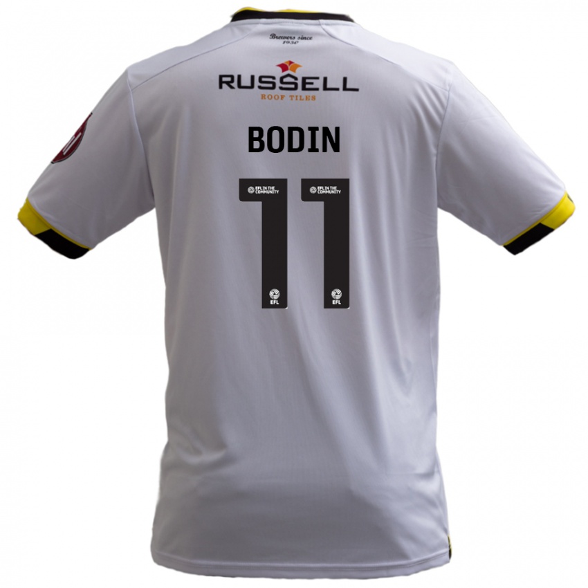 Kinder Billy Bodin #11 Weiß Auswärtstrikot Trikot 2024/25 T-Shirt Schweiz