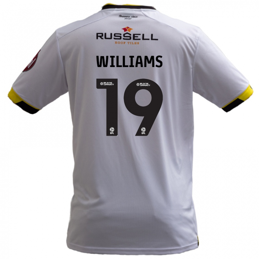 Kinder Dylan Williams #19 Weiß Auswärtstrikot Trikot 2024/25 T-Shirt Schweiz