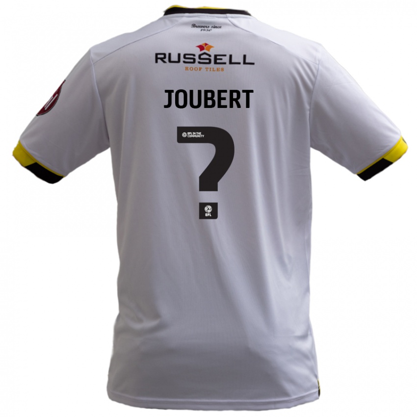 Kinder Lucas Joubert #0 Weiß Auswärtstrikot Trikot 2024/25 T-Shirt Schweiz