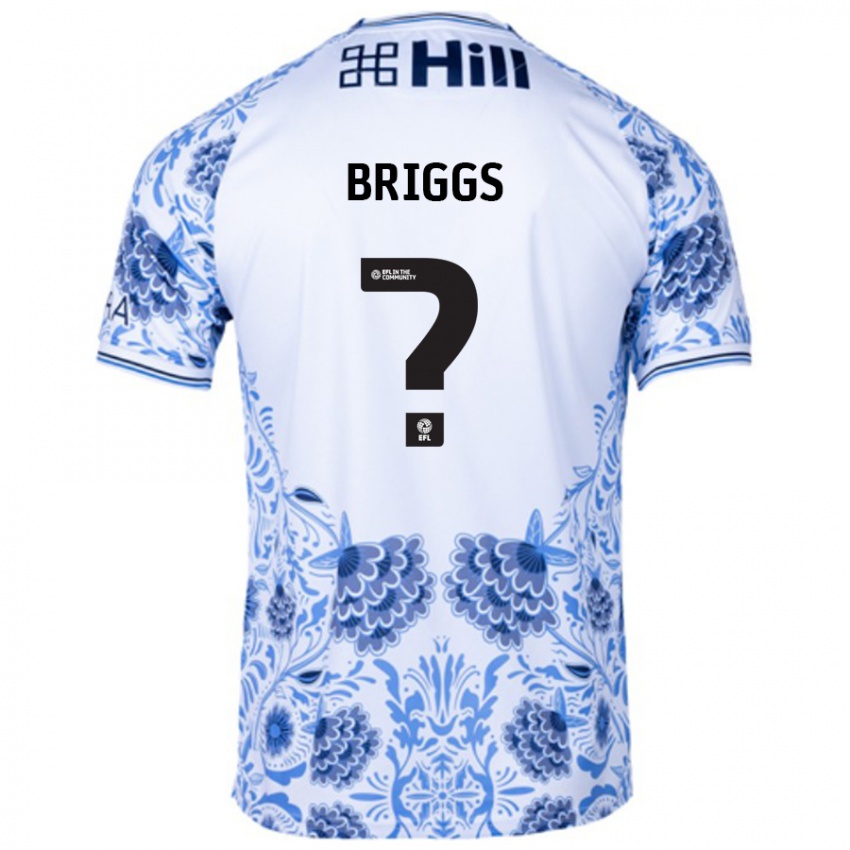 Kinder Jj Briggs #0 Weiß Blau Auswärtstrikot Trikot 2024/25 T-Shirt Schweiz