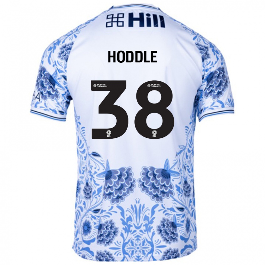 Kinder George Hoddle #38 Weiß Blau Auswärtstrikot Trikot 2024/25 T-Shirt Schweiz