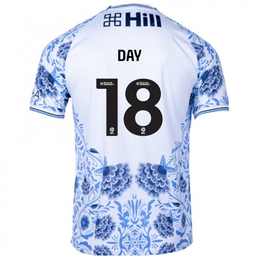 Kinder Niamh Day #18 Weiß Blau Auswärtstrikot Trikot 2024/25 T-Shirt Schweiz