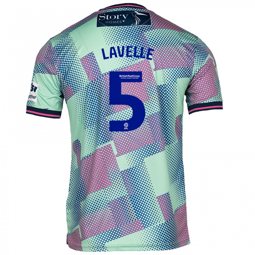 Kinder Sam Lavelle #5 Grün Auswärtstrikot Trikot 2024/25 T-Shirt Schweiz