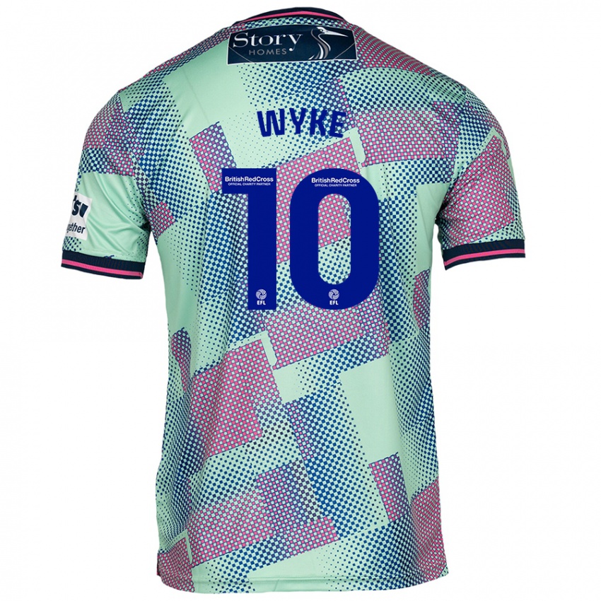 Kinder Charlie Wyke #10 Grün Auswärtstrikot Trikot 2024/25 T-Shirt Schweiz